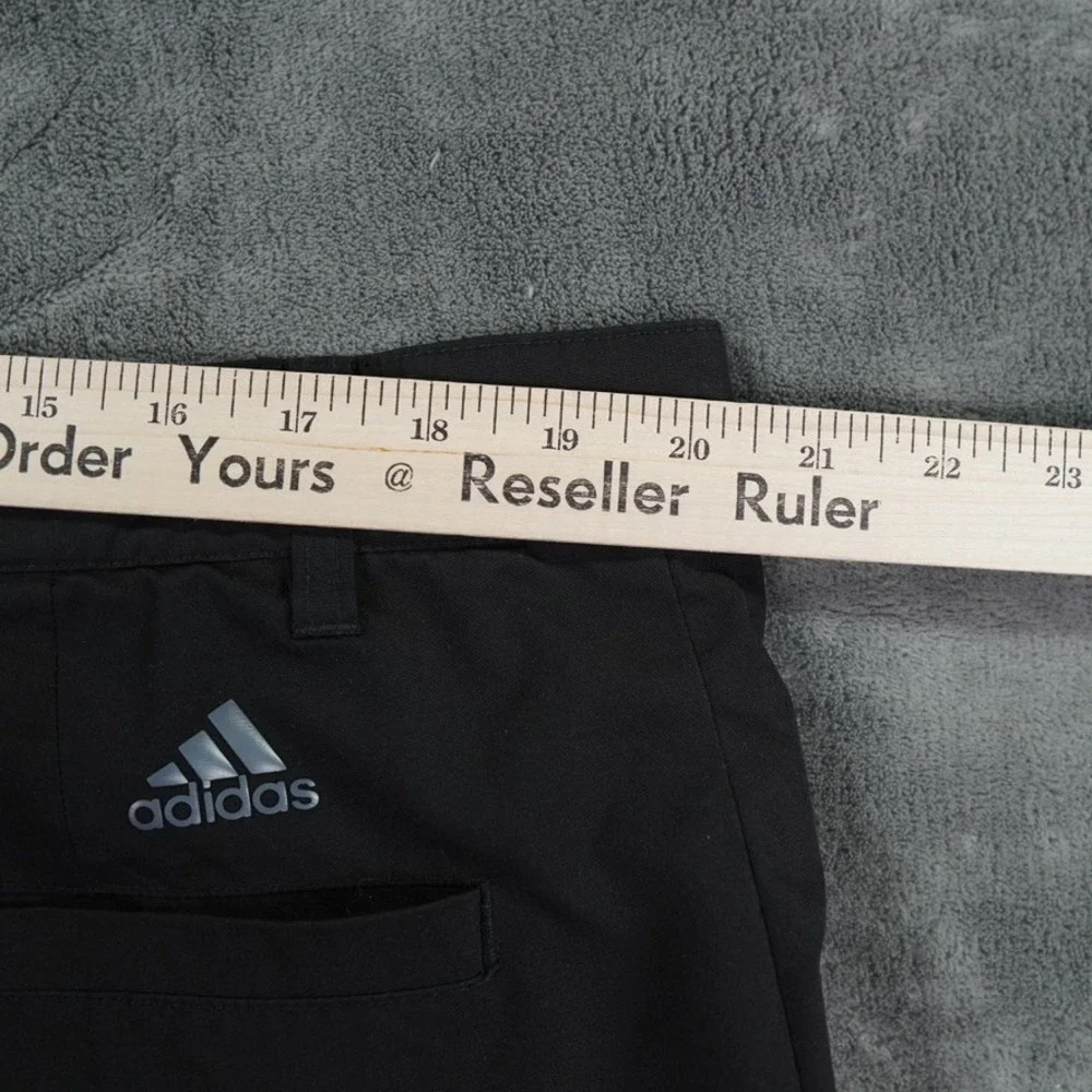Adidas Golf Shorts Mens 40‎ Black Ultimate365 Stretch Outdoor Logo 7904